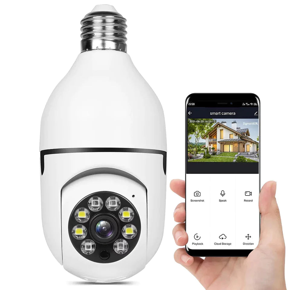 VigilTech™ 5G Wifi attacco a lampadina Zoom Digitale 4X